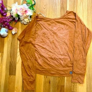 Prana long sleeve shirt orange